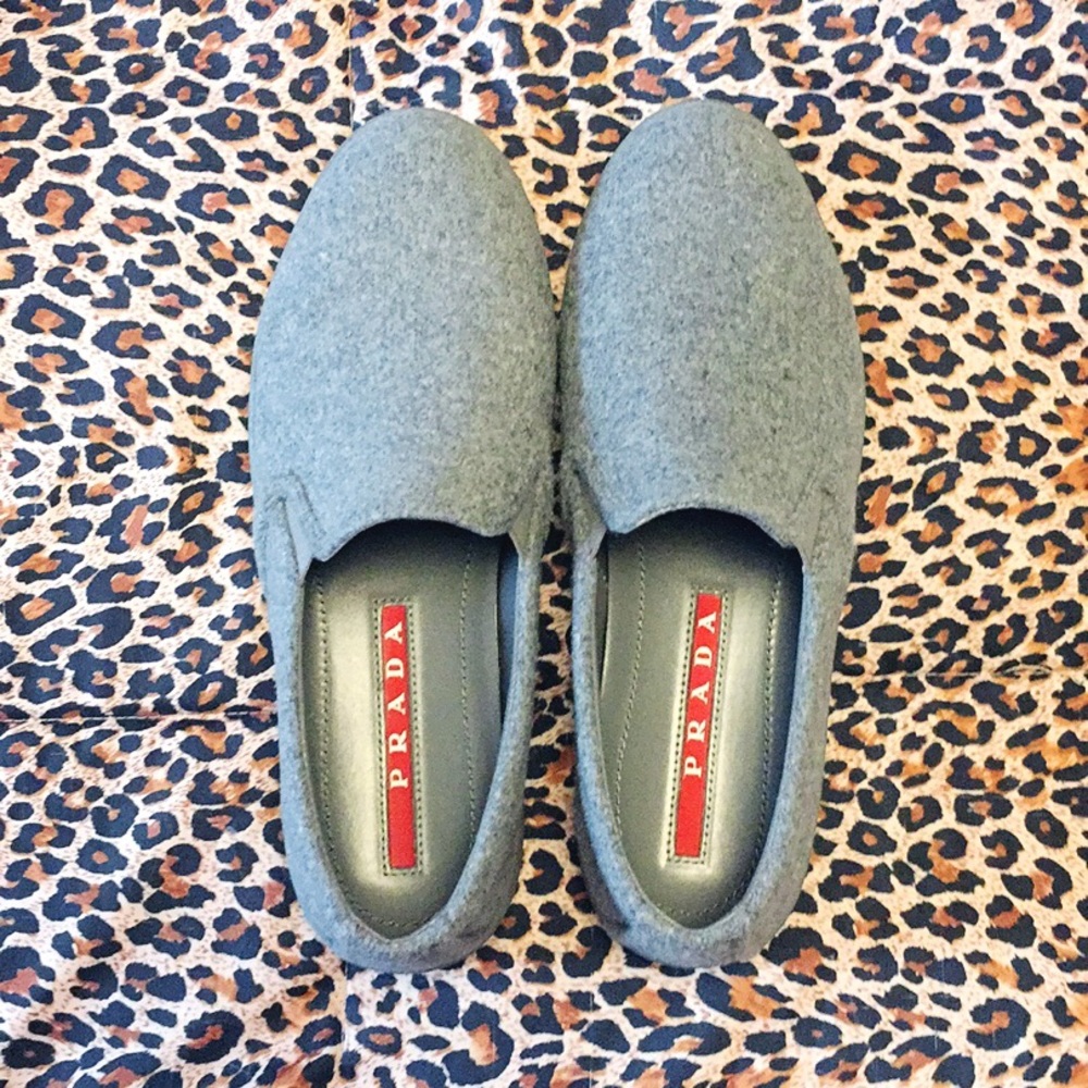 Prada slip-on sneakers